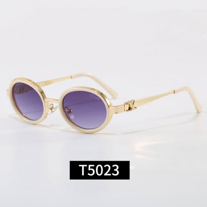 Round Metal Frame Triomphe Sunglasses