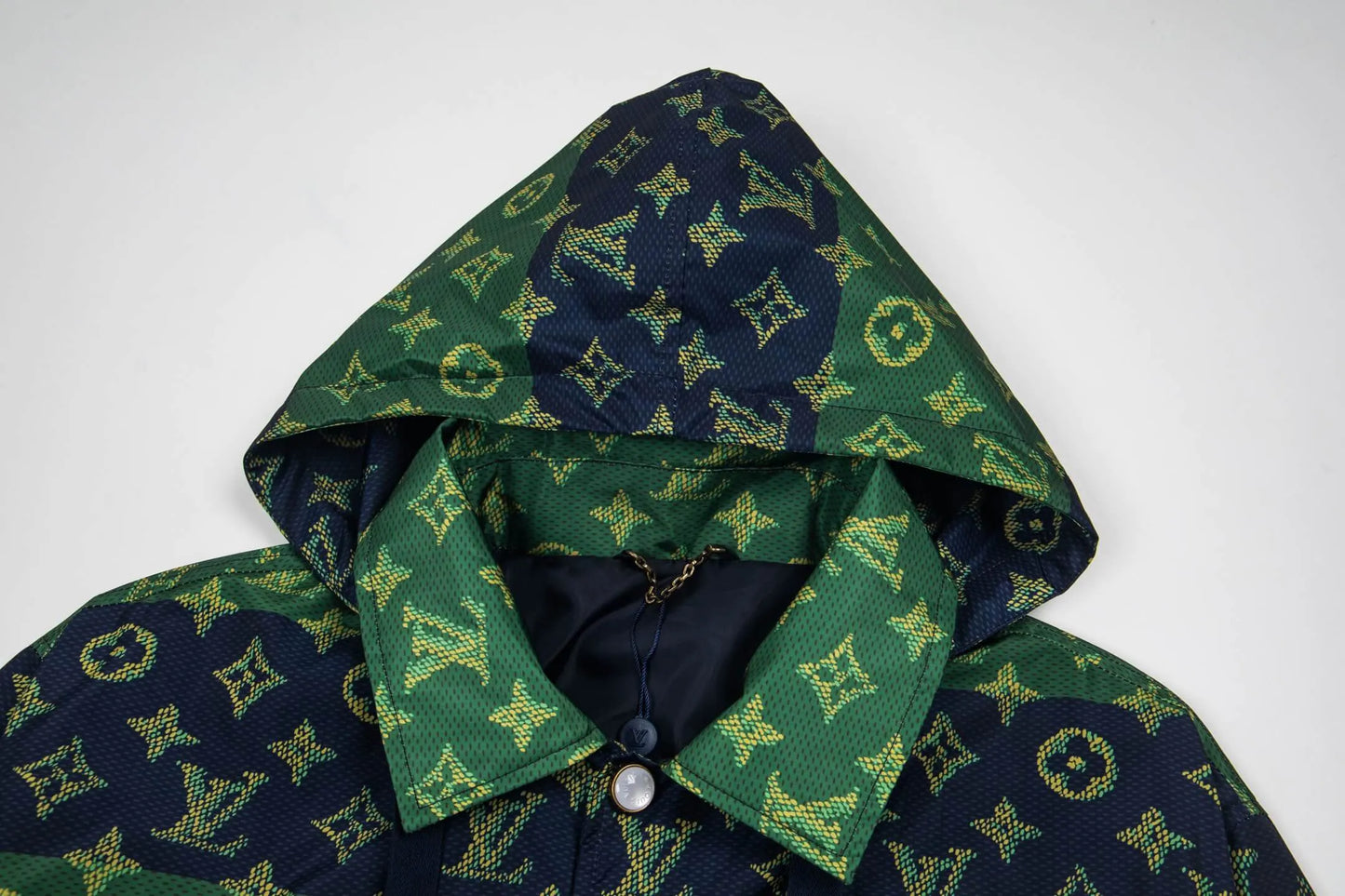 Green All‑Over Print Jacket