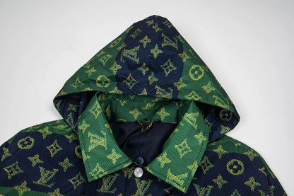 Green All‑Over Print Jacket