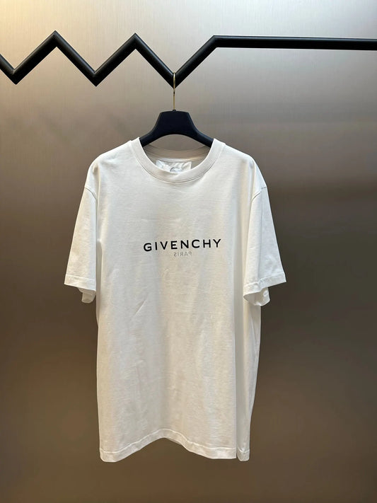 Minimalist Reverse Letter Print T-Shirt