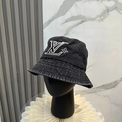 Distressed Denim Bucket Hat