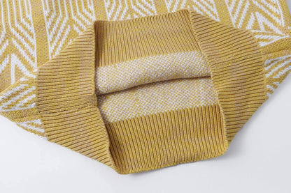 Geometric Jacquard Sweater