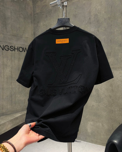 Delicate Full Pattern Embroidery T-Shirt