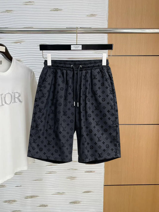 Full Monogram Printed Casual Shorts
