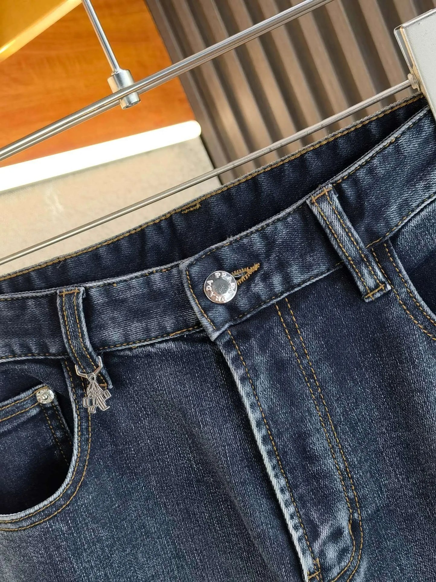 Triangle Emblem Jeans