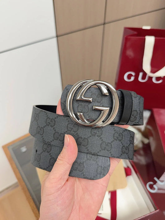 New All‑Over Print Double G Belt