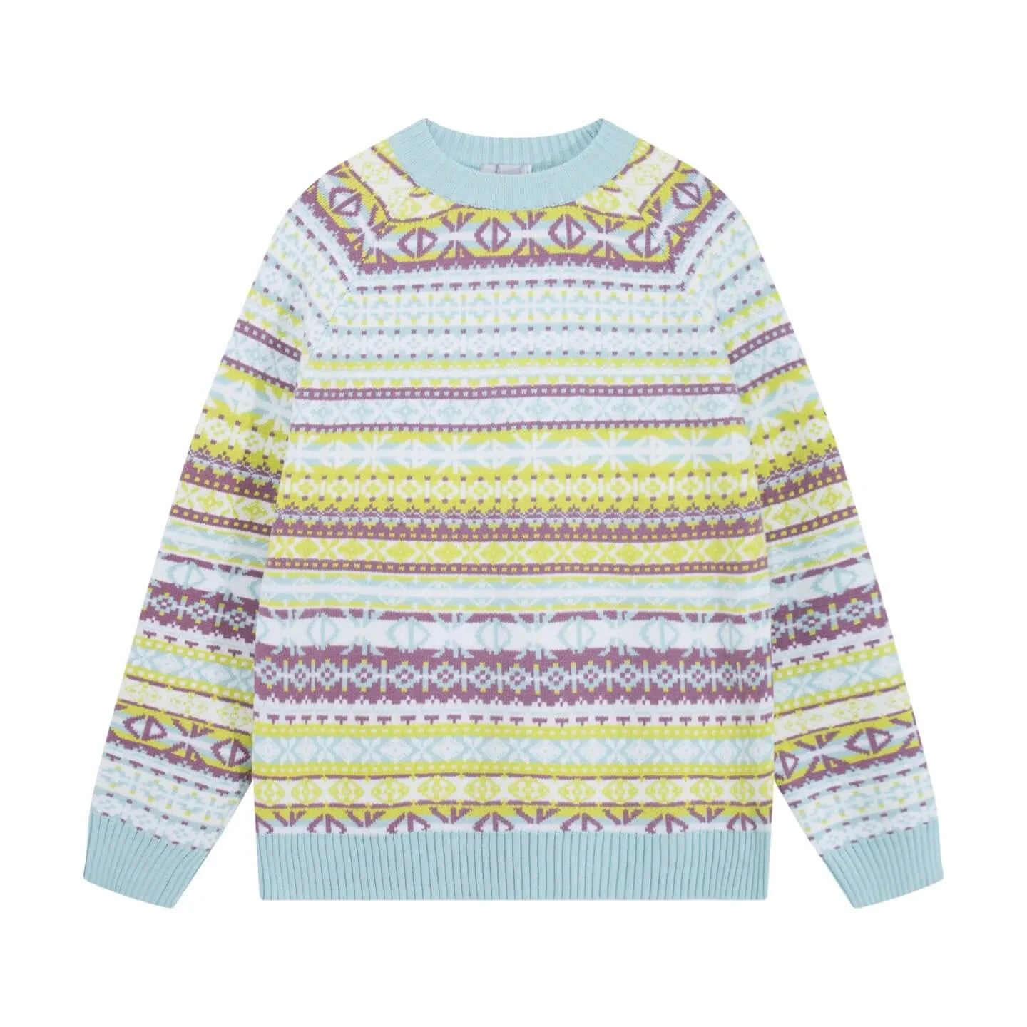 Retro Geo Jacquard Knit
