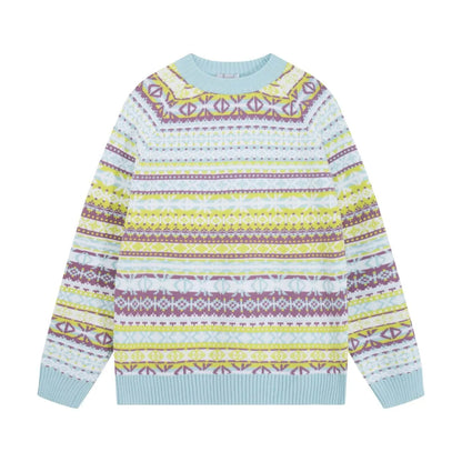 Retro Geo Jacquard Knit