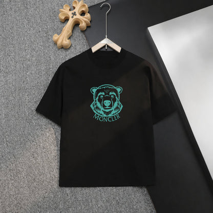 Bear Head Print T‑shirt