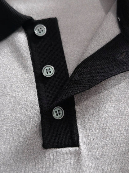 Vintage Classic Collared Polo Shirt