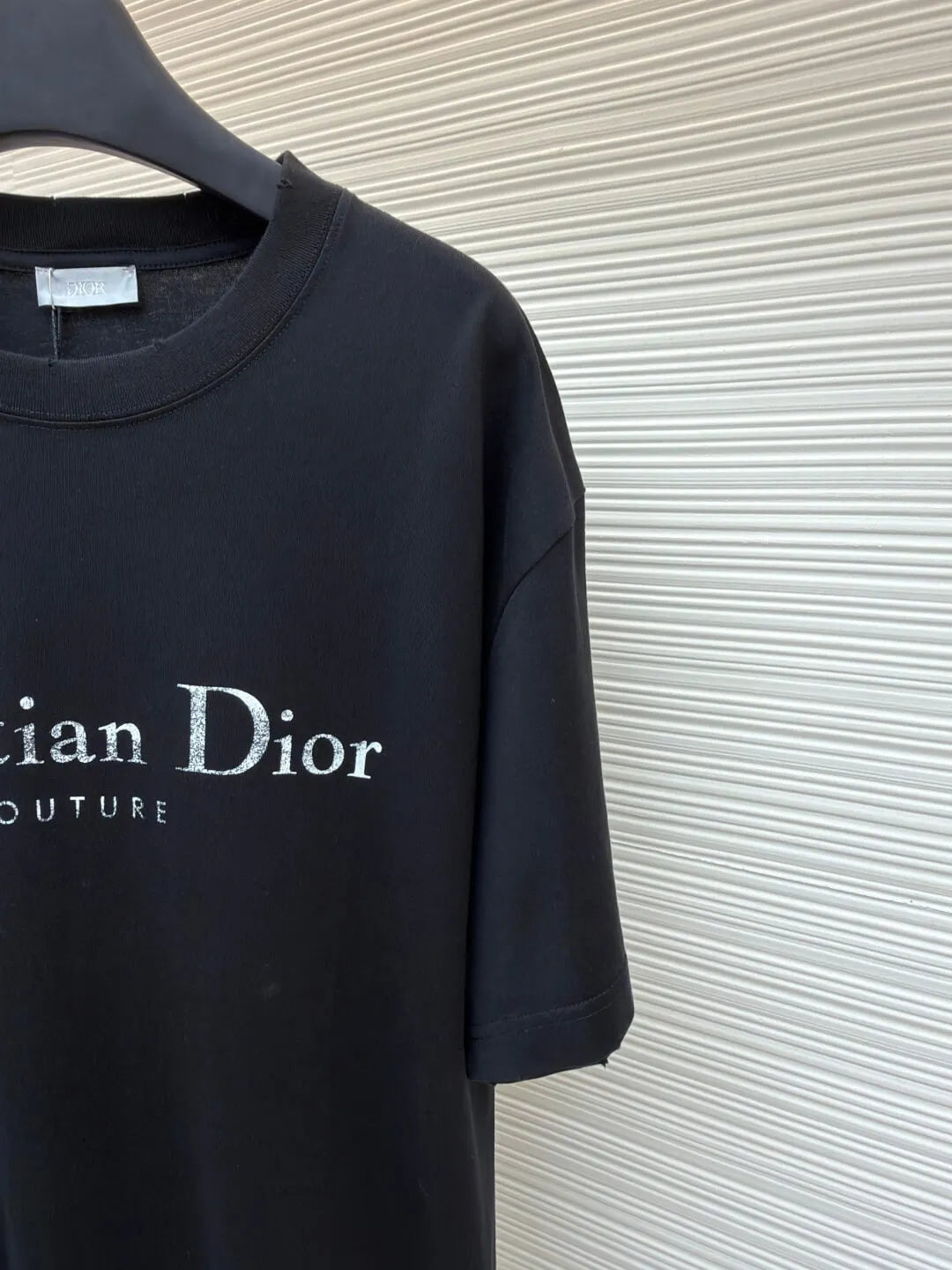 Vintage Script Letter Print T-Shirt