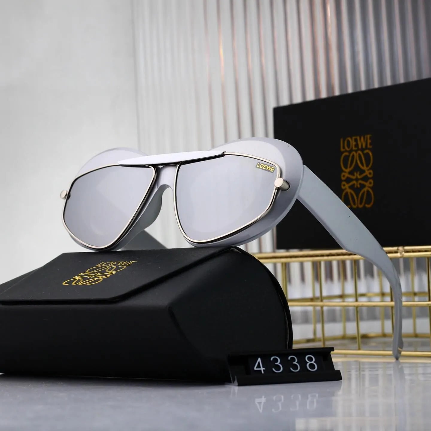 Double Bridge Aviator Sunglasses
